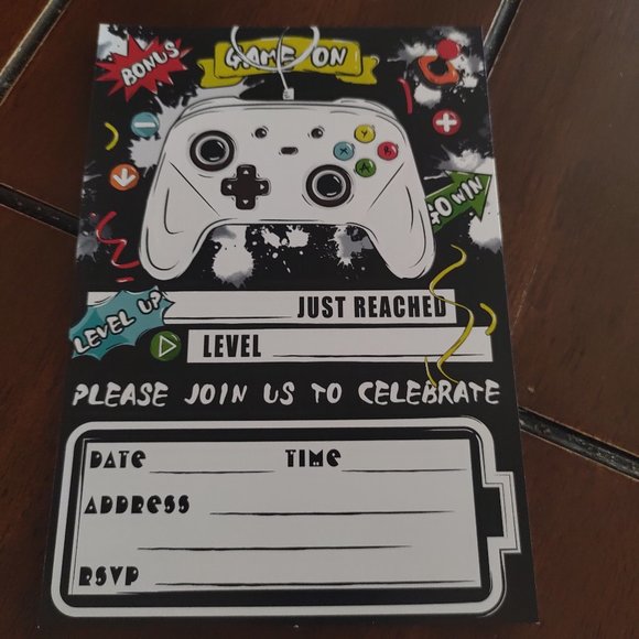 Birthday Party Invitations 🎈🎂 - Picture 1 of 3